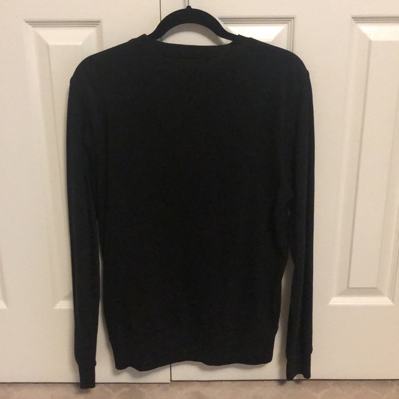 Mens H&M Black Fleece Lined Sweater (Size S) - Picture 3 of 3
